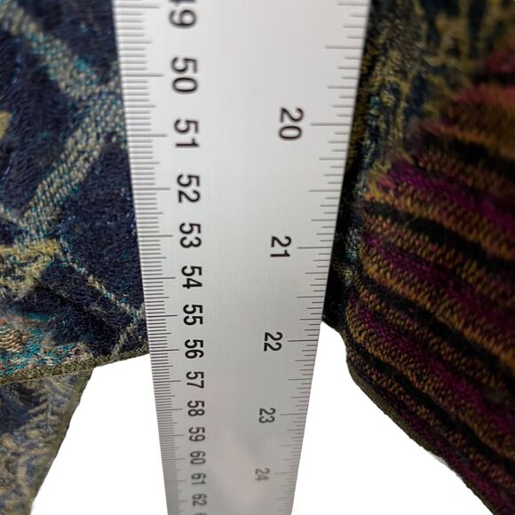 Floral Tapestry Patchwork Jacket J Jill Re: Crafted Womens Limited Wool SZ M - Picture 9 of 16